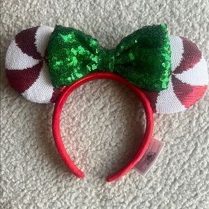 Disney Peppermint Minnie Mouse Ears Headband